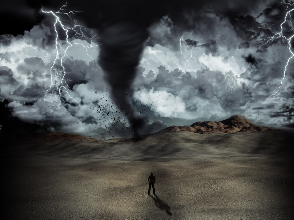 Lilapsophobia, Ketakutan akan Badai dan Tornado